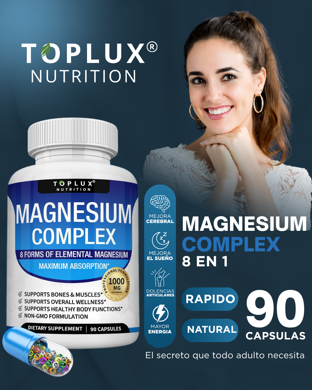 MAGNESIUM COMPLEX - MEJORA TU SUEÑO Y VITALIDAD